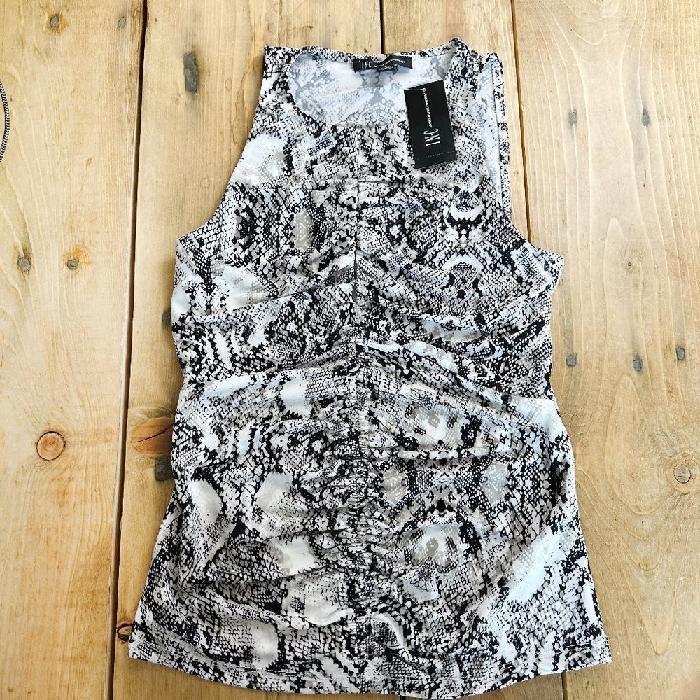 Inc International Concepts Snake Print Athletic Top S NWT
